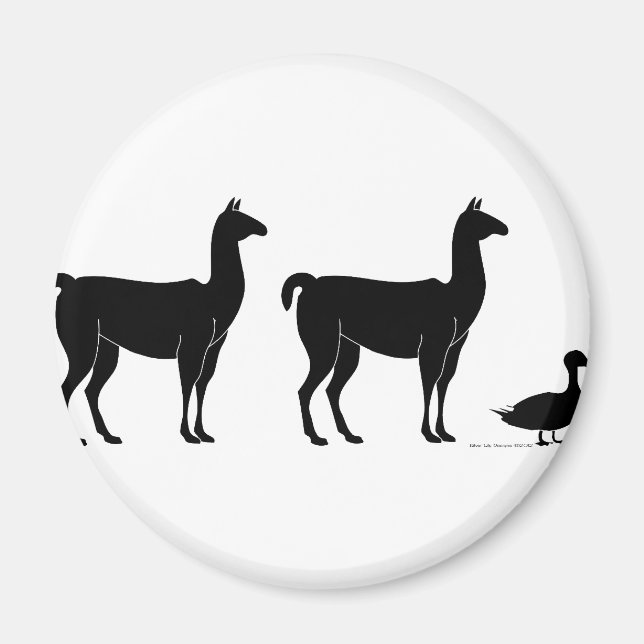 Llama, Llama, Duck Magnet (Front)