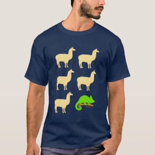 Llama Llama Llama Llama Llama Chameleon T-Shirt