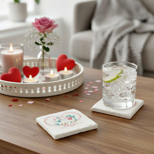 Llama Llove  Stone Coaster