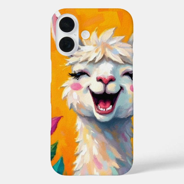 Llama Love in Bloom Case-Mate iPhone Case (Back)