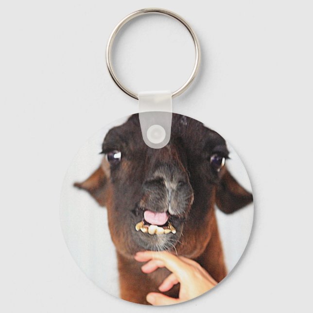 Llama Love Keychain (Front)