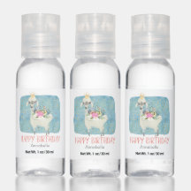 Llama Love Watercolor mignonne Anniversaire