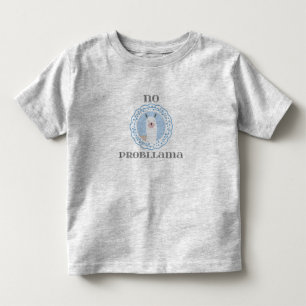 Llama Lover and Alpaca Lover No Probllama Toddler T-shirt