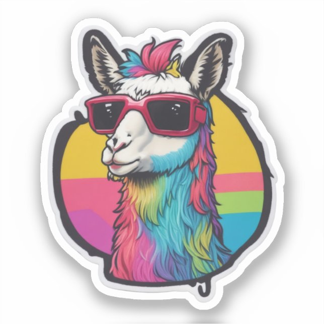 Llama Lovers Unite Achetez notre Sticker (Recto)