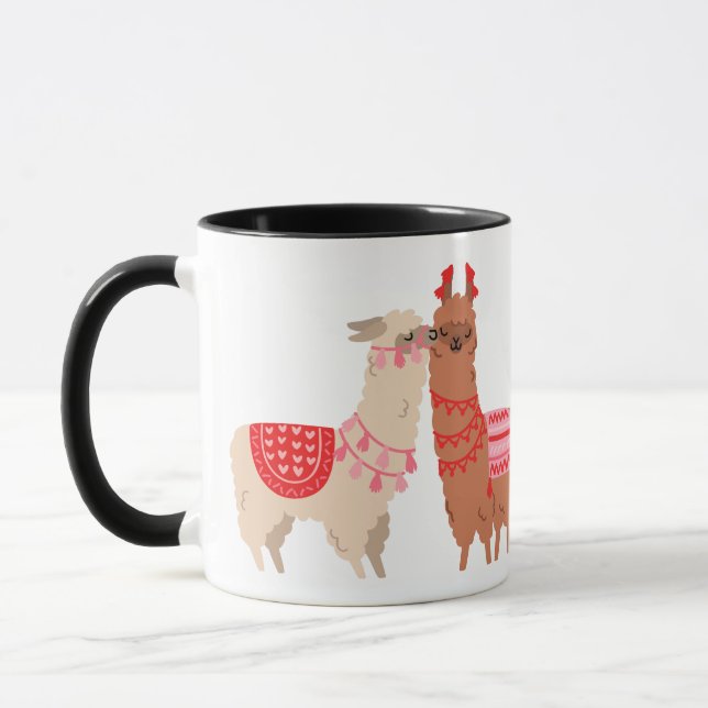 LLAMA LOVIES MUG (Left)