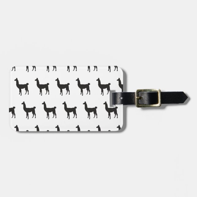 Llama Luggage Tag (Front Horizontal)