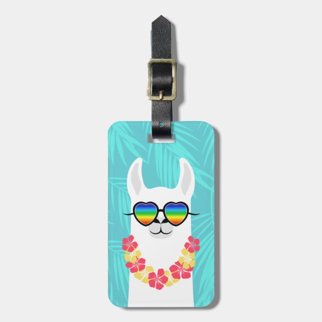 Llama Luggage Tags (Front Vertical)