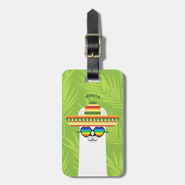 Llama Luggage Tags (Front Vertical)