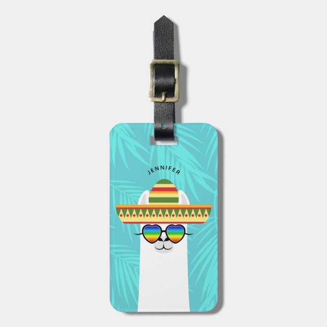 Llama Luggage Tags (Front Vertical)