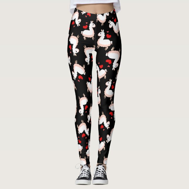 Llama Madness Leggings (Front)