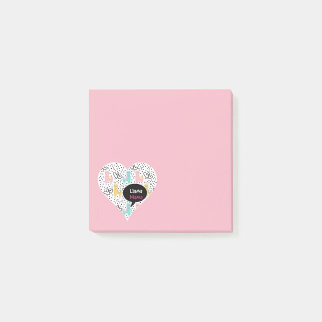 Llama Mama, Post-its , Mother's Day, Gift Post-it Notes (Front)