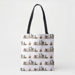 Llama Meadow All Over Print Bag (choose colour)