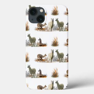 Llama Meadow iPad Mini Case (choose colour)