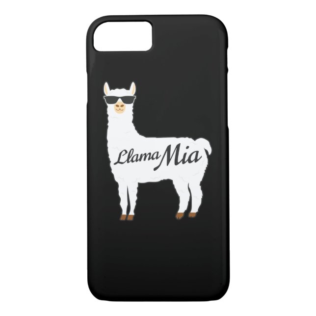 Llama Mia Mama Mia Best Gift For Alpaca Lovers Case-Mate iPhone Case (Back)