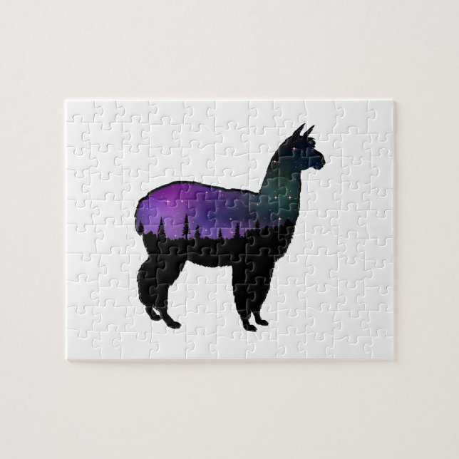 Llama Nights Jigsaw Puzzle (Horizontal)