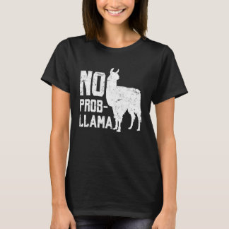 Llama No Prob Llama Alpaca Animal Tee