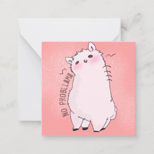 Llama Note Card