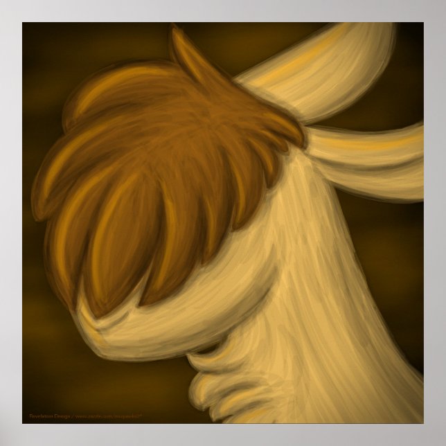 "Llama of Little Words" Poster (Front)