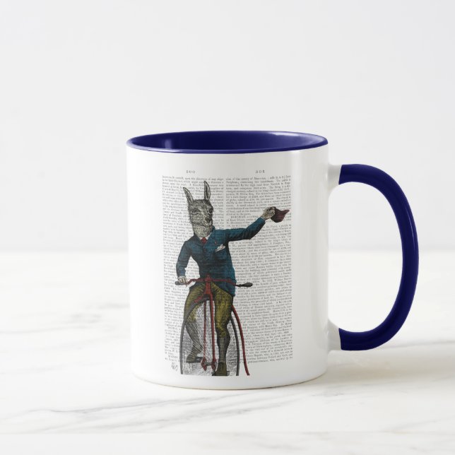 Llama on Bike Mug (Right)