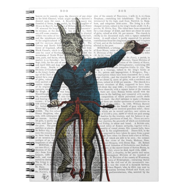 Llama on Bike Notebook (Front)
