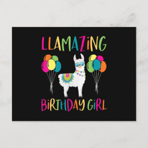 Llama Party Alpaca Postcard