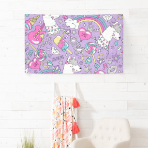 Llama pattern 1 banner