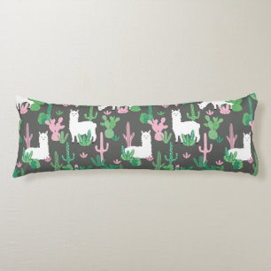 Llama Pattern Body Pillow