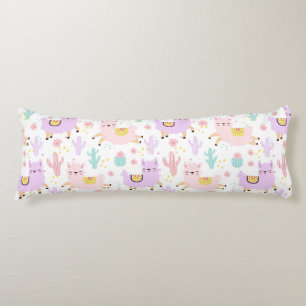 Llama Pattern Body Pillow