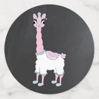 Llama Pink Pajama Girl Birthday Party Sleepover