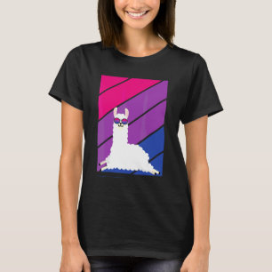 Llama Pride Bisexual Flag Lgbtq Proud Ally Pride S T-Shirt