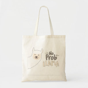 Llama Pun, No Problema Pun, No Probllama Tote Bag