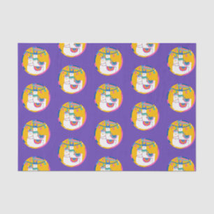 Llama Purple Blue Yellow Colourful Birthday Party Tissue Paper