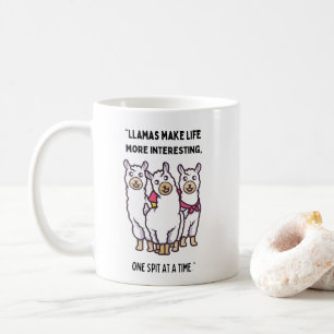 llama quote coffee mug