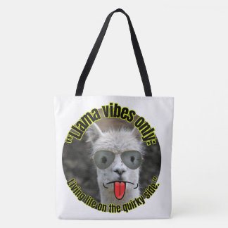LLAMA QUOTE STYLE TOTE BAG