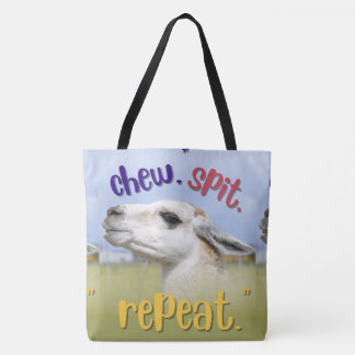 LLAMA QUOTE STYLE TOTE BAG