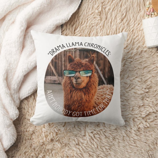 llama quote throw pillow (Blanket)