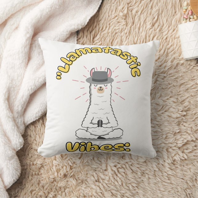 llama quote throw pillow (Blanket)