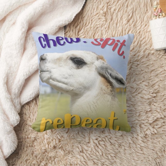 llama quote throw pillow (Blanket)