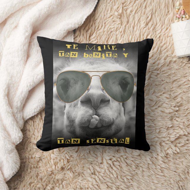llama quote throw pillow (Blanket)