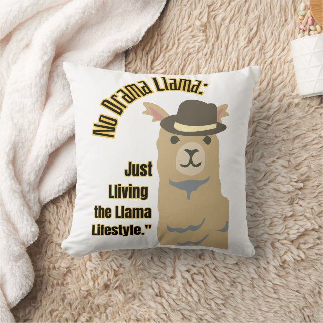 llama quote throw pillow (Blanket)