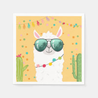 Llama Rama Paper Napkins Fiesta Party Alpaca
