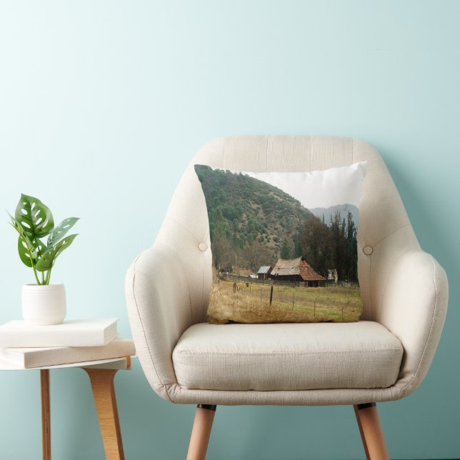 Llama Ranch....... Throw Pillow (Chair)