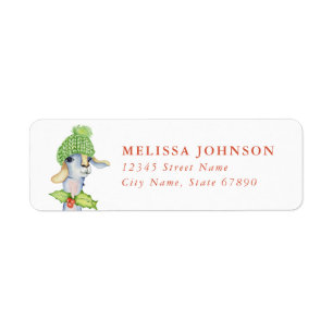 Llama Return Address Label