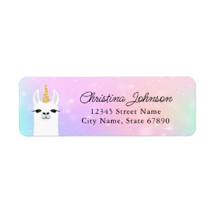 Llama Return Address Labels