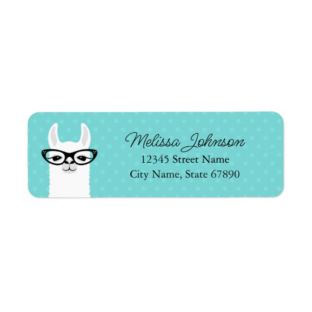 Llama Return Address Labels (Front)