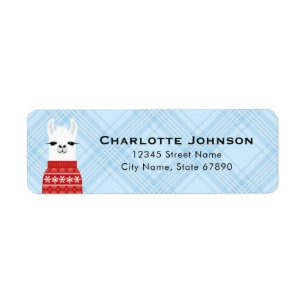 Llama Return Address Labels