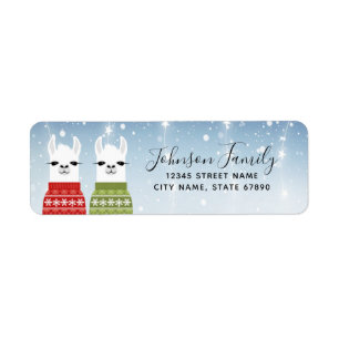 Llama Return Address Labels