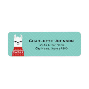 Llama Return Address Labels