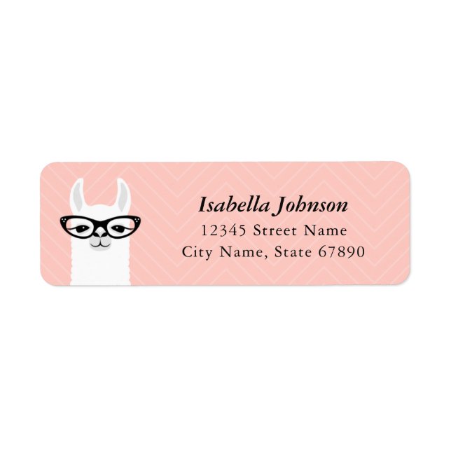 Llama Return Address Labels (Front)