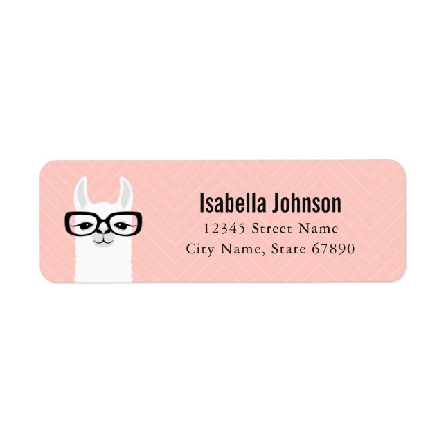 Llama Return Address Labels (Front)